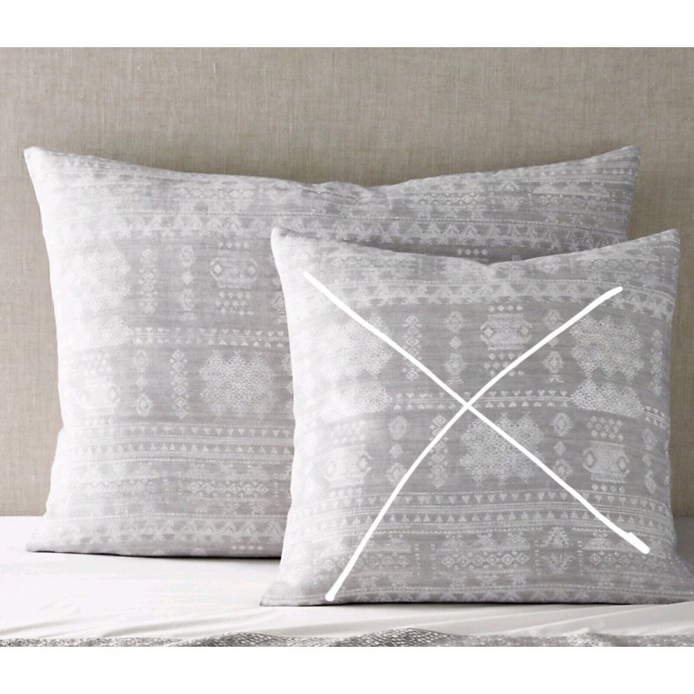 Restoration Hardware Linen GOA Sham For King Lounger Oversized Pillow Cover Sham